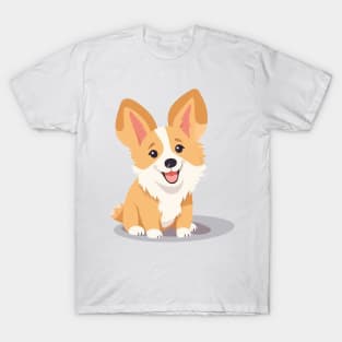 Cartoon Corgi T-Shirt